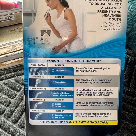 Waterpik Water Flosser Platinum w Xtras - Picture 7 of 8